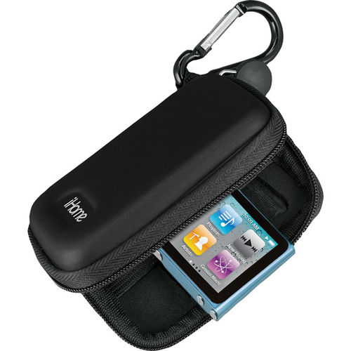 Black iHM11 Rechargeable Speaker Case for iPod nano 6G Or shuffle