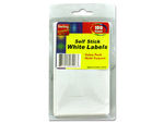 100 Pack self-adhesive white labels