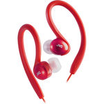 Inner-Ear Sports Clip Earbuds - Red