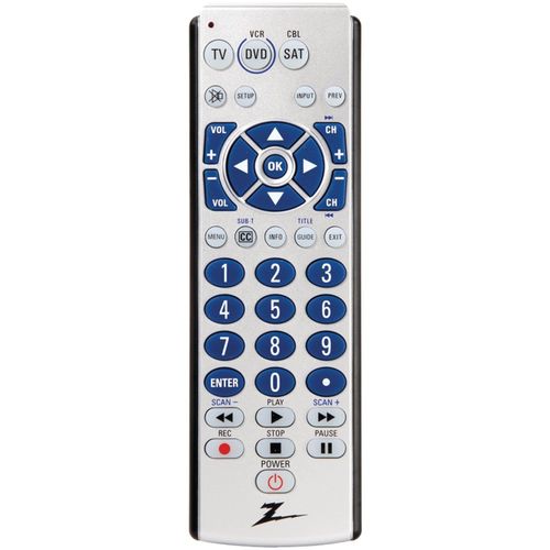 ZENITH ZB310 3-Device Universal Remote with Oversized Buttons