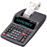 Heavy-Duty 12-Digit Printing Calculator with 2-Color Printing and Extra-Large Display