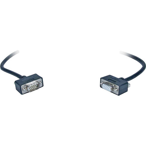 75' High-Performance Ultra Thin VGA/QXGA HD15 Male to Female Tri-Shield Cable