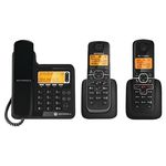 MOTOROLA L703C DECT 6.0 Corded/Cordless Phone System with Digital Answering System (Corded base system & 2 handsets)