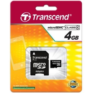 SECURE DIGITAL, MICRO, 4GB, SDHC CL4