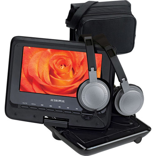 7"" Swivel Widescreen Portable DVD Player Package System