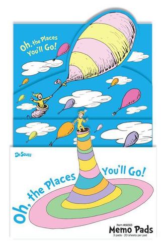 Oh The Places Memo Pad Case Pack 48
