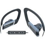 Black In-Ear Clip Earphone with iPod/iPhone Remote and Mic
