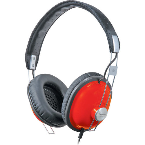 Red Retro-Style Monitor Headphones