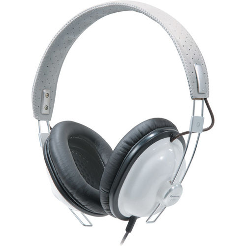 White Retro-Style Monitor Headphones
