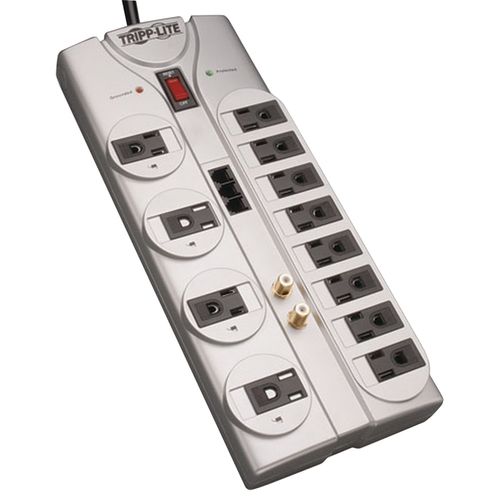 TRIPP LITE TLP1208TELTV 12-Outlet Surge Protector