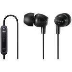 SONY DREX12IP/BLK EX Earbuds with Microphone (Black)