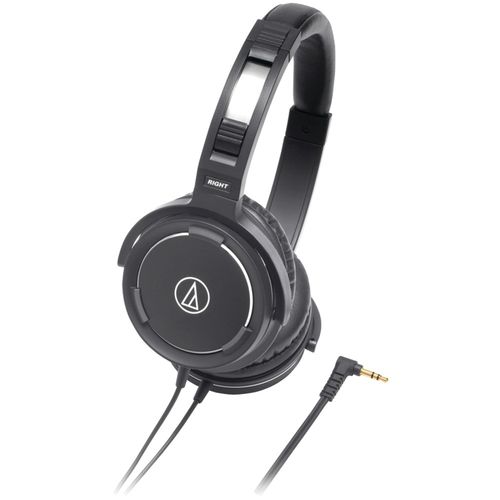 AUDIO TECHNICA ATH-WS55BK Solid Bass Over-Ear Headphone