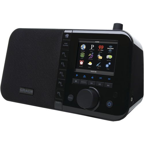 GRACE DIGITAL AUDIO GDI-IRC6000 Wi-Fi Internet Radio with 3.5"" TFT Color Screen