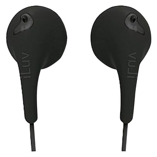 ILUV iEP205BLK Bubble Gum II Earbuds (Black)