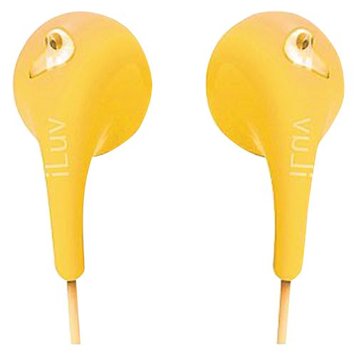 ILUV iEP205YEL Bubble Gum II Earbuds (Yellow)