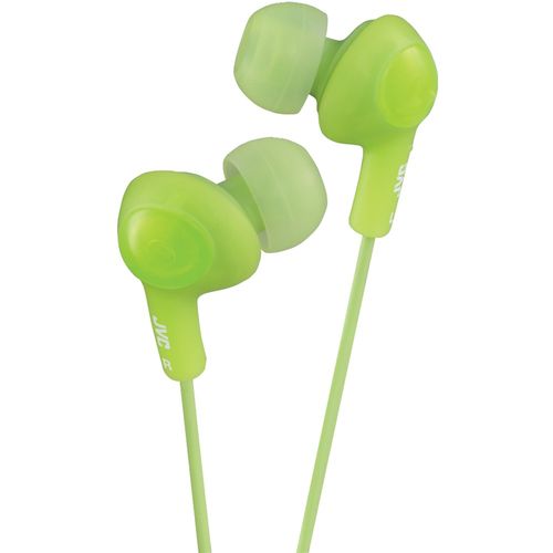 JVC HAFX5G Gumy Plus Inner-Ear Earbuds (Green)