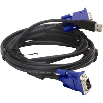 6' 2 in 1 USB KVM Cable