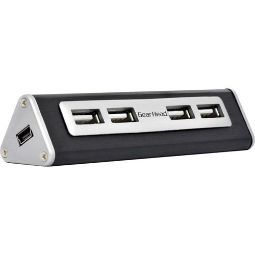 USB 2.0 4-Port Triangle Aluminum Hub