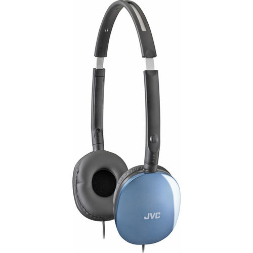 Blue FLATS Lightweight Folding Headphones