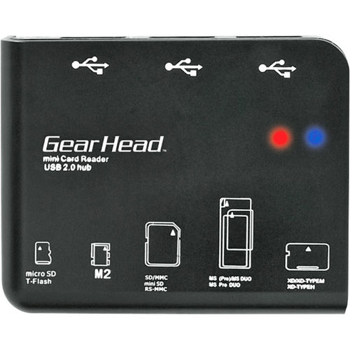58-in-1 Digital Card Reader with 3-Port Hub