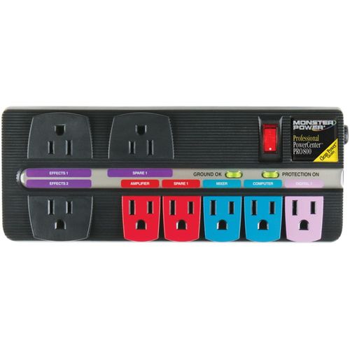 MONSTER POWER MP PRO 800 8-Outlet PowerCenter(TM) with CleanPower(TM) Stage 1