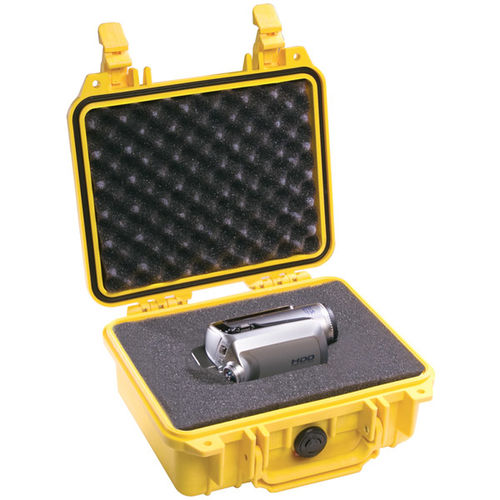 1200 Small Hard Case with Foam-Yellow
