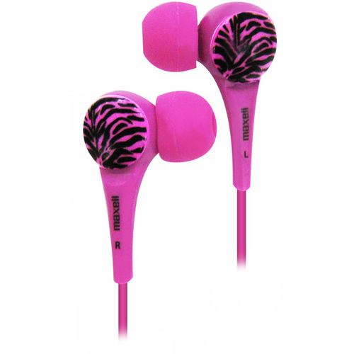 Wild Thing Zebra Design Earbud