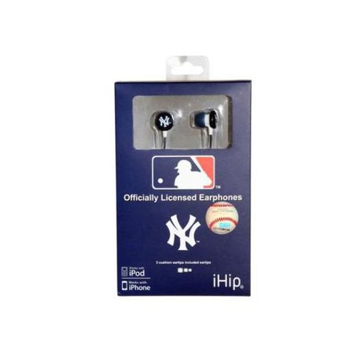 New York Yankees Ear Phones Case Pack 24