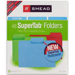 Smead 48 Count 1/3 Cut SuperTab Letter Size Folder Case Pack 5