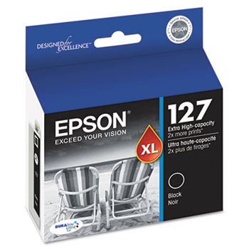 T127120 (127) Extra High-Yield Ink, Black
