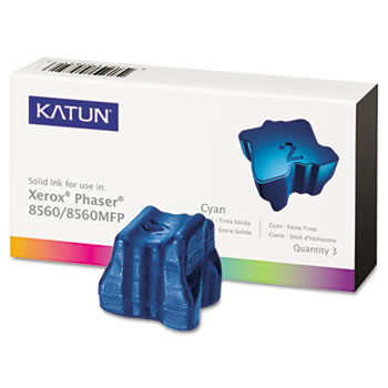 KAT37991 Phaser 8560 Compatible, 108R00723 Solid Ink, 3400 Yld, 3/Box, Cyan
