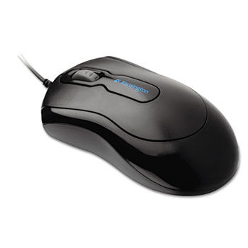 Mouse-In-A-Box Optical Mouse, Two-Button/Scroll, Black