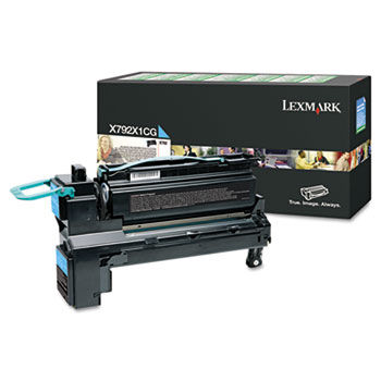 X792X1CG Extra High-Yield Toner, 20,000 Page-Yield, Cyan
