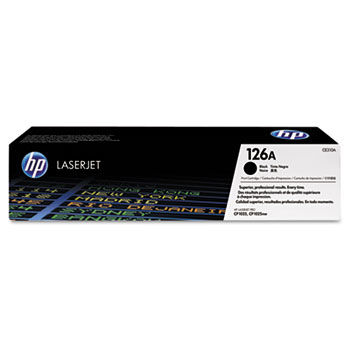 CE310A (HP 126A) Toner, 1,200 Page-Yield, Black