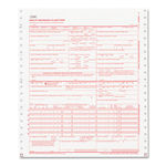 CMS Forms, 2 Part Continuous White/White, 9 1/2 x 11, 1000 Forms