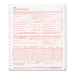 CMS Forms, 2 Part Continuous White/Canary, 9 1/2 x 11, 1000 Forms