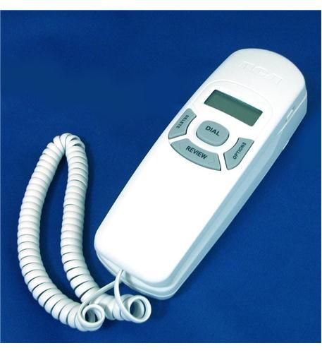 Trimline Caller ID Phone in White