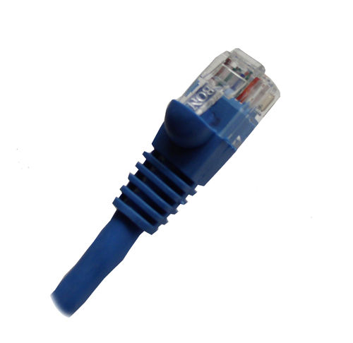 Blue Ethernet Network, Patch Cable, Molded Snagless Boot, 75 feet
