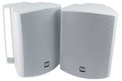 DUAL LU43PW 4"" 3-WAY WHITE - 100 WATT SPEAKERS