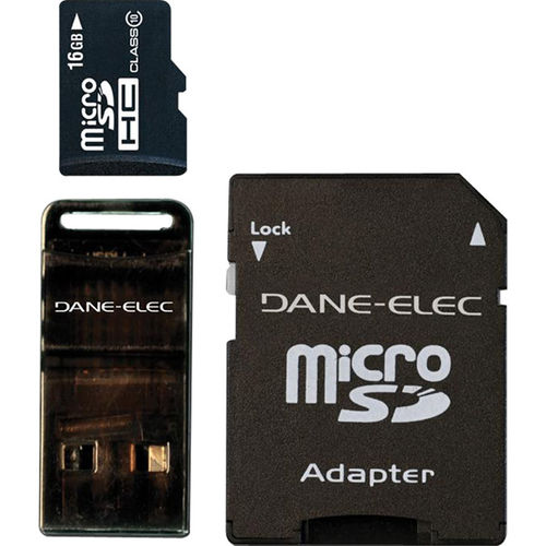16GB Class 10 microSD Card with 2 Adapters