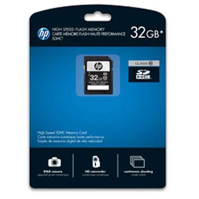 HP 32GB Hi-Speed SDHC Class 10