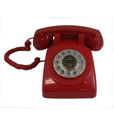 1950 Desk phone Red