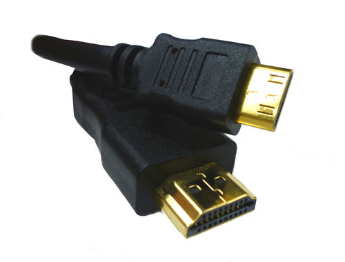Mini HDMI to Regular HDMI - 2 Meters (6.6 Feet)