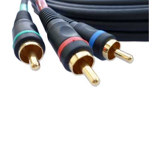 3 RCA to 3 RCA Male to Male Component Video Cable - 12 Feet - Connects Component Video Device such as VCRDVD to Component TVProjector