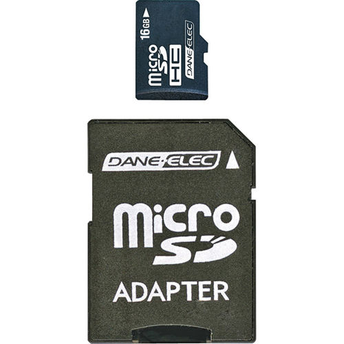 16GB microSD Card with SD Adapter