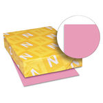 Astrobrights Colored Card Stock, 65 lbs., 8-1/2 x 11, Pulsar Pink, 250 Sheets