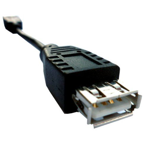 Gray - USB Extension, Fully Rated 24 AWG A to A receptacle, 6 inches - Extends USB port, cable, or device. Perfect for thumbdrives