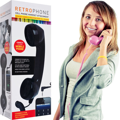 Retro Phone Cell Phone Handset - Pink