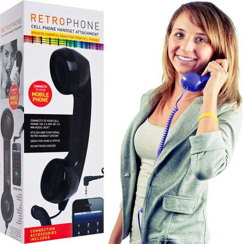 Retro Phone Cell Phone Handset - Purple