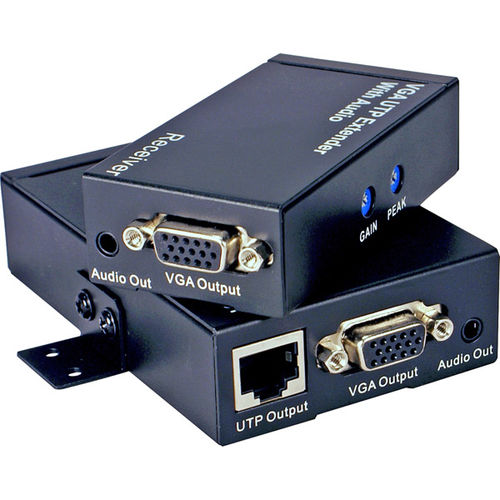 VGA/WUXGA with Audio Single CAT5e/6 Extender Kit - 500'